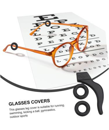 Gleavi 32PC Anti-Slip Glasses Frame Covers | Soft Silicone Replacement Tips & Ear Hooks - White 6x5cm - Buy Online on GoSupps.com