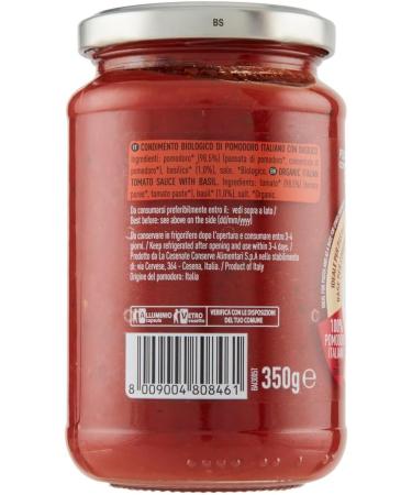  Italian Gourmet E.R. Alce Nero Tomato with Basil Tomate avec basilic 8 x 350 g + Pulpa Italian Gourmet 400 g - Buy Online on GoSupps.com