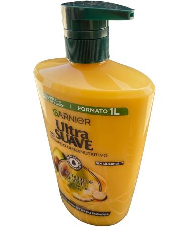 Garnier Pack with 6X1L Ultra Doux Champ Abacate Oil and Shea Butter - Intense Nutrition for Dry and Frizzy Hair - 1 Liter - Buy Online on GoSupps.com
