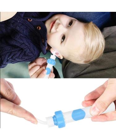 Intelligent Ear Wax Cleaner - Electric Earsworm Remover Tool Kit for Babies & Adults | 2 Interchangeable Heads - Buy Online on GoSupps.com