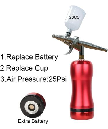 Handheld Paint Sprayer Air-Brush Compressor High Pressure Psi AirbrushCosmetics Cake Cookies Facial Beauty Care Make Up Craft Home DIY - Buy Online on GoSupps.com