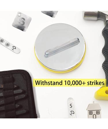 Steel Bench Block and Stamping Hammer Kit for Jewelry Making - No-Rebound Metal Block and Stamping Tools - Buy Online on GoSupps.com