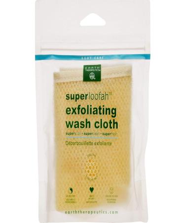 Earth Therapeutics Super Loofah Wash Cloth - Exfoliating Bath Care - Buy Online on GoSupps.com