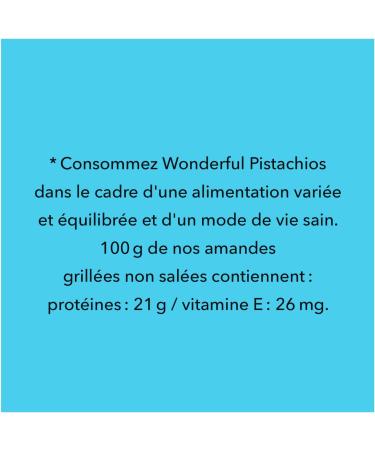 Wonderful Almonds - Amandes non sal es 200g (Lot de 2) Amandes sans sel 200 g (Lot de 2) - Buy Online on GoSupps.com