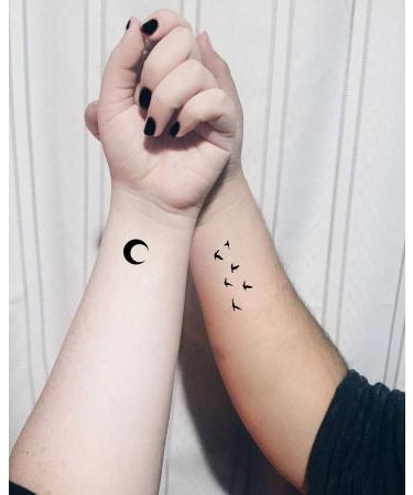 Dopetattoo 6 Sheets Temporary Raven and Crow Tattoos for Men and Women - Neck, Hand, Arm, Chest Fake Tattoos - Buy Online on GoSupps.com