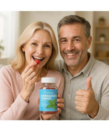 Donluka Supplement for Sleep Ashwagandha and Vitamin D3 Gummies 120 Count Boost Energy Supports Calmness Supports Steady Energy Levels Sugar Free Non-GMO (2 Pack) - Buy Online on GoSupps.com