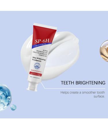 Mint Toothpaste Gentle Teeth Cleaning Oral Freshness Daily Oral Care for Smooth Shiny Teeth(2PCS) - Buy Online on GoSupps.com