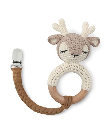 Buy 4-Pack Cotton Pacifier Chains for Boys & Girls - Orange Clips for Bibs & Scarves | International Shipping - Buy Online on GoSupps.com