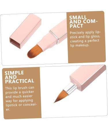 Housoutil Lip Makeup Brush Professional Makeup Makeup Professional Make up Brush Lip Brush for Lipstick Makeup Brush for Women Portable Lipstick Brush Lip Stick Applicator - Buy Online on GoSupps.com