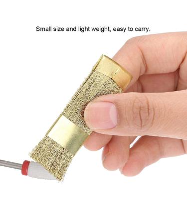 Premium Nail Art Copper Wire Brush - Cleaning Brush for Manicure | Gold Copper Wire Accessories for Perfect Nails - Buy Online on GoSupps.com