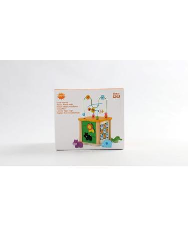 Jerryvon 6-in-1 Motoric Cube Wooden Toys for Toddlers - Educational Labyrinth Toy for Kids Age 1-2 Perfect for Boys & Girls - Buy Online on GoSupps.com