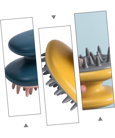 Tovinanna 2-Piece Silicone Massage Comb Set | Scalp Shampoo Massager & Hair Brush for Relaxing Hair Care - Buy Online on GoSupps.com