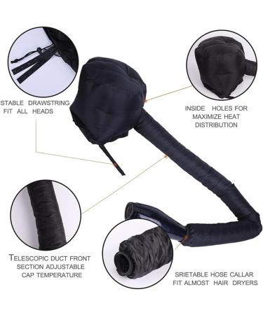 Soulta Satin Diffuser Drying Cap - Deep Conditioning Heat Cap Eleganty Soft Bonnet Hood Hairdryer (Red) - Buy Online on GoSupps.com