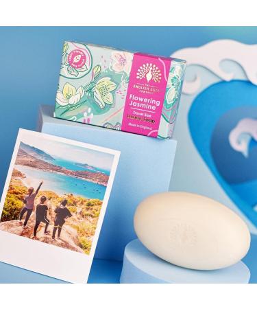  The English Soap Company The English Soap Company Luxury Jasmine Floral Travel Size Soap 100g - Buy Online on GoSupps.com