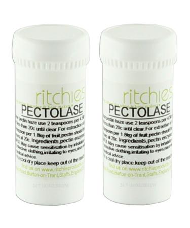 2X Ritchies Pectolase Powder 30g Pectin Destroying Enzyme