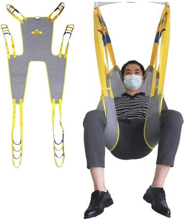 Yunyhao Patient Lying Belt - Head & Back Support | Toilet Transfer Lifting Aid with Potty Opening | 6 Adjustable Straps for Rehabilitation | International Shipping - Buy Online on GoSupps.com