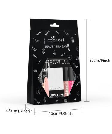 RoseFlower 12 Pcs Professional Makeup Set with Gift Bag - Full Cosmetics Starter Kit for Women | Concealer, Eyeshadow, Lipstick, Blush Palette - Ideal Birthday & Xmas Gift - Buy Online on GoSupps.com