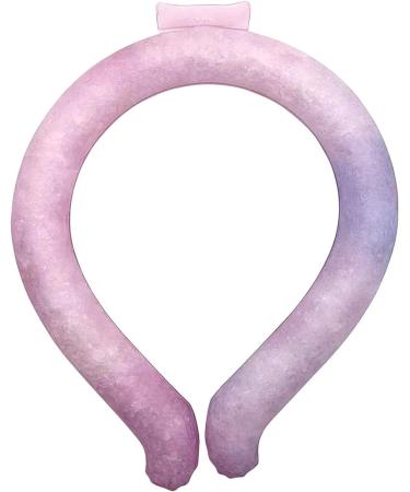 Cooling Neck Wraps Tube Wearable Ice Neck Wraps Cooling Tube - Outdoor Chill Tubes for Neck Heat Cool Down for Cycling Beach Camping Running Traveling Rowces M Code Gradient Powder - Buy Online on GoSupps.com