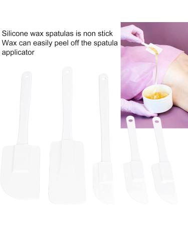 High-Temperature Resistant Silicone Wax Spatula - Reusable with Hanging Hole for Salon & Home Use - Buy Online on GoSupps.com
