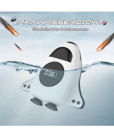 Bigkeyeoy Baby Bath Thermometer for Newborns | Digital Water Thermometer with Visual Alarm | Floating Toy Children's Bathing Thermometer | Safe Bathing Solution - Buy Online on GoSupps.com
