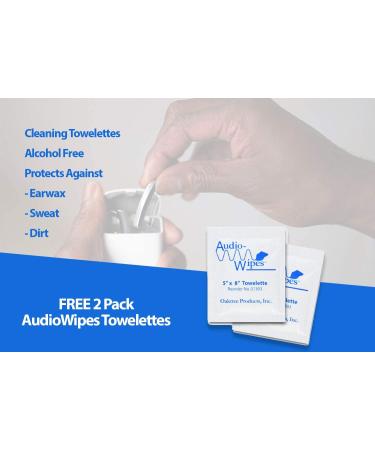 Truedio Automatic Hearing Aid Dryer Dehumidifier with Double UV-C Light - Includes Free AudioWipes Towelettes - Buy Online on GoSupps.com