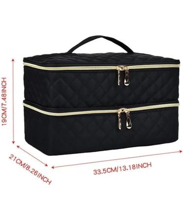 Sac Pour Vernis Semi Permanent Sac de rangement Portable for vernis ongles Double couche multifonctionnel for outils de manucure sac main organisateur sac de maquillage pliable 30/40 grilles P Pink 40 Grids - Buy Online on GoSupps.com