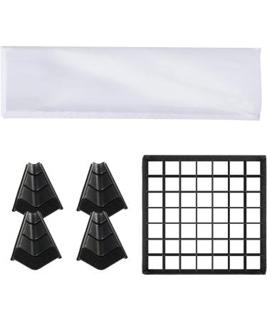 GVM Foldable Softbox Diffuser with Grid Beehive for RGB 800D/560AS/480LS Series LED Video Light Suitable for Studio Lighting Portrait Photography Video Lighting Led Panel 2 Packs 11"x11" - Buy Online on GoSupps.com