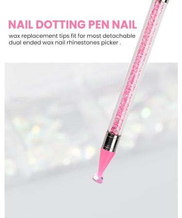 siyewio 16 Pieces Nail Rhinestones Picker Replacement Tips for Nail Dotting Pen to Pick Up Nail Gem Jewelry - Buy Online on GoSupps.com