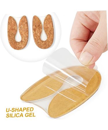 Buy Gatuida 4 Pairs Transparent Heel Pads - Comfortable PU Miss Coasters for All Shoe Types - International Shipping Available - Buy Online on GoSupps.com