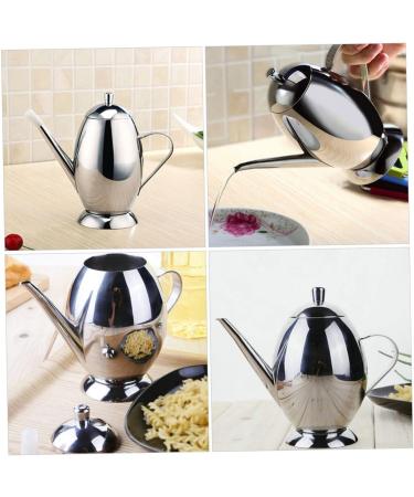 Zerodeko Multi-function Soy Sauce Dispenser Soy Sauce Dispenser 2pcs Household Stainless Steel Soy Sauce Bottle Stainless Steel Oil Dispenser Oil Dispensers 19.5X10CMx2pcs Silverx2pcs - Buy Online on GoSupps.com