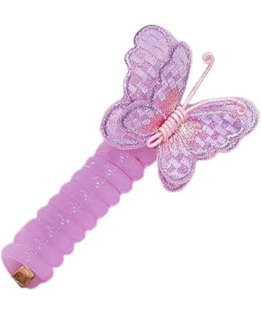 Telephone Cord Hair Tie Ponytail Hair Tie Ponytail Holders Hair Elastics Stylish Hair Tie Hair Bands For Trendy Hairstyles Purple - Buy Online on GoSupps.com