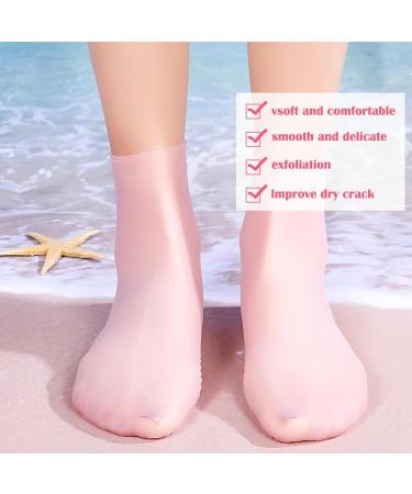 Moisturizing Silicone Socks for Women | Foot Spa & Pedicure Care | Exfoliating Gel Socks - Buy Online on GoSupps.com