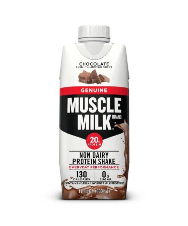 Cytosport Muscle Milk Genuine Ready-to-Drink Supplement Chocolate 11 Fl Oz (Pack of 4)