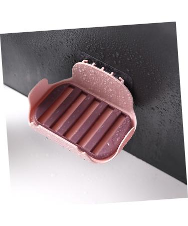 Ciieeo 4 Pcs Soap Draining Holder Mini Pitcher with Lid Soap Holder Soap Dish Holder Suction Wall Star Embossed Rolling Pin Wall Hanging Shopping Basket No Punching Drain Rack Red - Buy Online on GoSupps.com