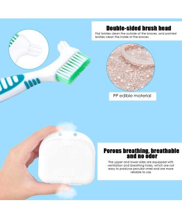 Cozlly Prosthesis Box | Storage & Cleaning for Dentures & Prostheses | Durable Containers with Brush - Buy Online on GoSupps.com