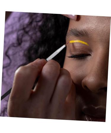 VINTORKY 6pcs Eyeliner Makeup Brush Cosmetic Brush Professional Makeup Brushes Rayon Wooden Handle Black - Buy Online on GoSupps.com