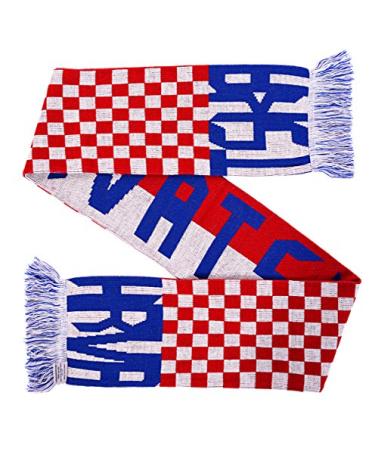 Hrvatska Croatia Soccer Knit Scarf