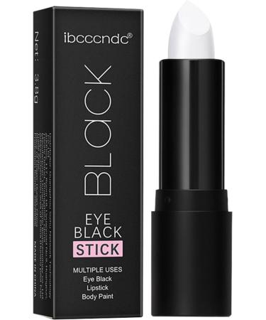 Drip Stick Eyeblack Sporting Eye Stick Football Colored Eye Black | Cream Sporting Face Paint for Baseball Softball Football Professional Halloween SFX Makeup Cosplay Pochy Black Eye Cream White - Buy Online on GoSupps.com