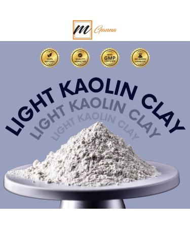 mGanna 100% Natural Light Kaolin Clay Powder 2 LBS / 908 GMS for Facial Masks Creams Face Masks and Soap Making - Buy Online on GoSupps.com