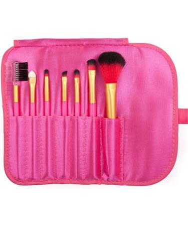 TimeSong Professional Makeup Palette Kit with Eyeshadow, Blusher, Face Powder & Lip Gloss + 7pcs Pink Makeup Brushes Set - Buy Online on GoSupps.com