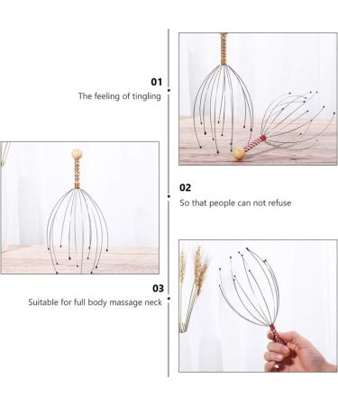 Vosarea Hand Scrubber Set - 6-Piece Spider Head Massager & Scratch Brush for Spa Relief - Random Colors - International Shipping Available - Buy Online on GoSupps.com