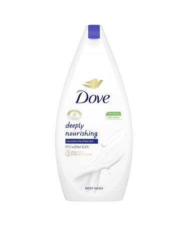 Dove Deeply Nourishing Body Wash Microbiome-Gentle body cleanser for softer smoother skin after one shower 450 ml 450 ml (Pack of 1)
