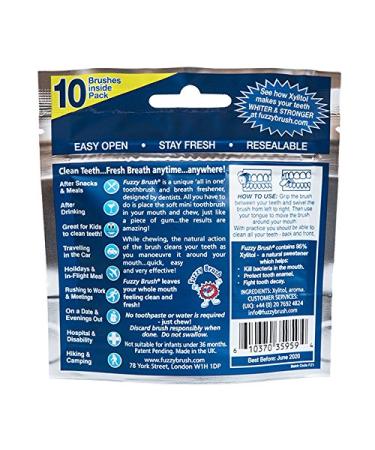 Buy Chew Able Toothbrush 10 Ounce (Pack of 10) - International Shipping Available - Buy Online on GoSupps.com