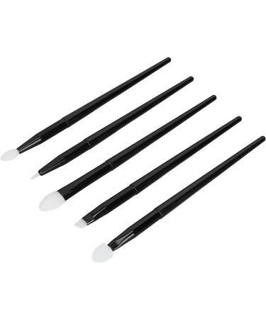 Makeup Brush Set Even Application 5 Piece Multipurpose Silicone Lip Brush Easy Cleaning for Daily Office and Travel Use - Buy Online on GoSupps.com
