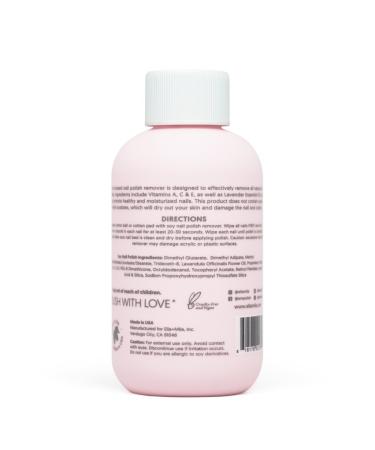 ella+mila Soy Nail Polish Remover - Non Acetone & Alcohol Free with Lavender Essential Oil - Vitamin A, C, E - Ideal for Natural Fingernails - Buy Online on GoSupps.com