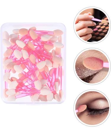 PLAFOPE 50pcs Double Ended Eyeshadow Brush Eye Shadow Stick Makeup Eye Primer Brush Eye Makeup Pink Emulsion - Buy Online on GoSupps.com