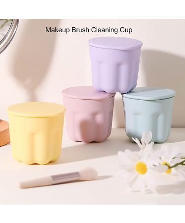 Buy Portable Makeup Brush Drying Rack & Cleaning Kit - Purple | Best Brush Holder & Washing Tools for Travel - Buy Online on GoSupps.com