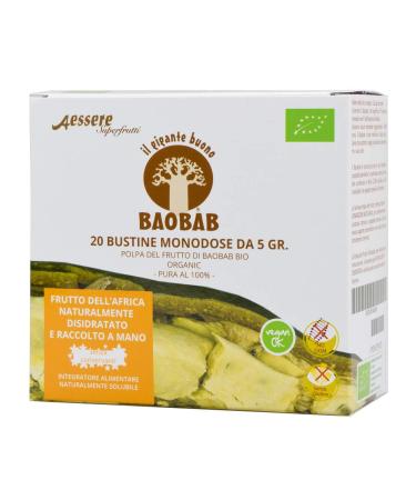 Superfrutti Aessere Baobab Le G ant Good Organic Baobab Fruit Pulp 20 Soluble Sachets