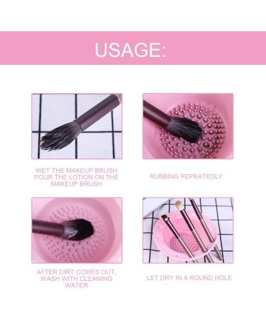 ANKROYU 4PCS Silicone Makeup Brush Bowl Bowl Makeup Brush Washing Tool Portable Cosmetic Brush Washing Tool Cosmetic Brush Washing Tool - Buy Online on GoSupps.com