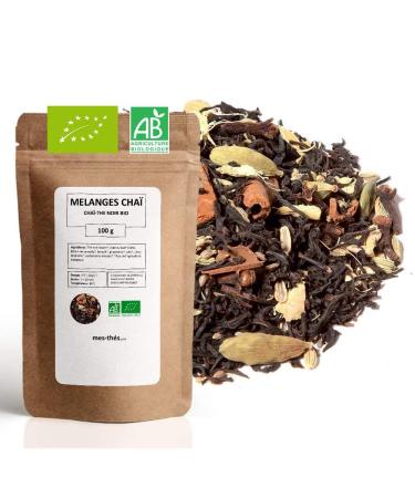 Organic Chai Spicy Infusions ? Chai Black Tea ? Bulk Infusions ? 100 gram bag with Zip ? 40 Cups ? 100% Agriculture
